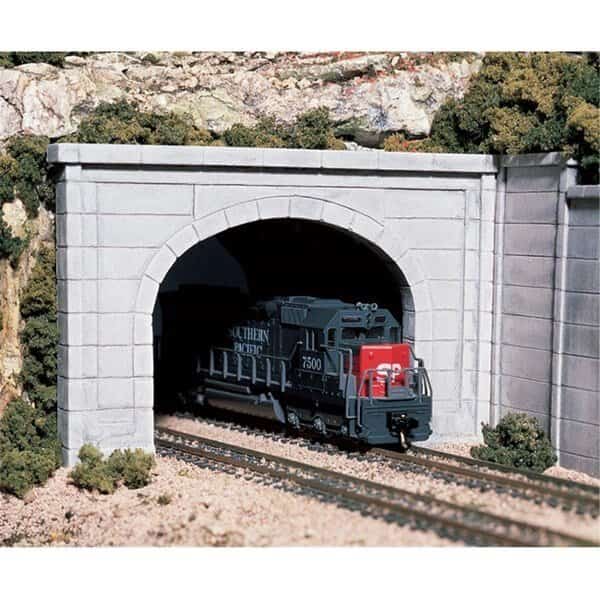 Concrete Double Portal N Scale2 Piece
