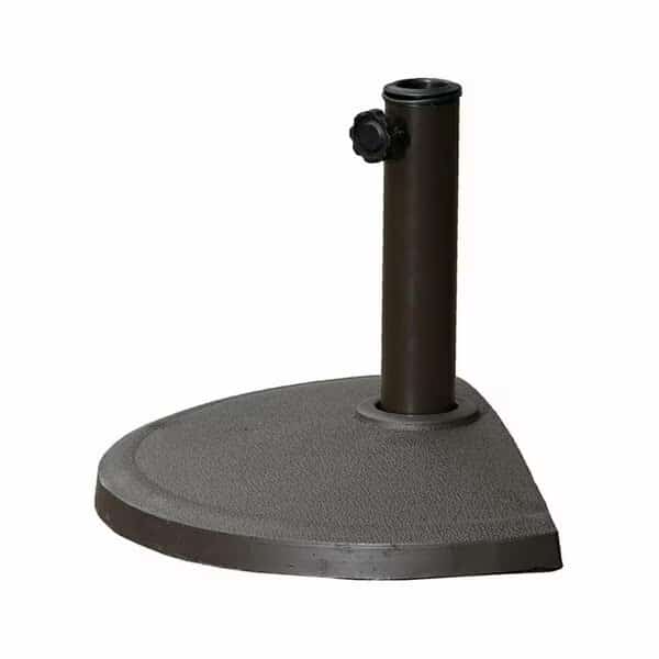 Compound Resin Half-Round Umbrella Stand, Chocolate