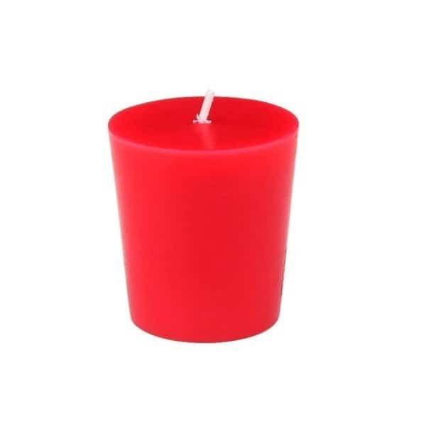 Jeco CVZ-010 Votive Candles; Red - 12 Piece per Box