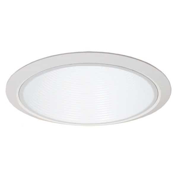 8 in. Standard Step Baffletrim, White