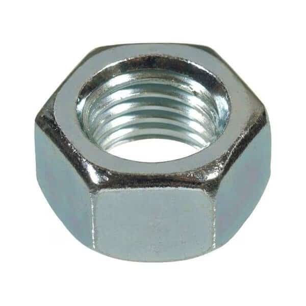 0.88 in. Grade 2 NC Hex Nut, 10PK