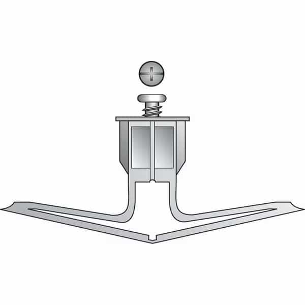 0.38 in. Toggle Plastic Wall Anchor with Screw - Medium, 50PK