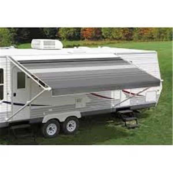 14 ft. 2 in. Awning Replacement Fabric. Silver Shale Fade
