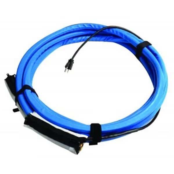 0.5 x 15 ft. Heated Water Hose, Blue