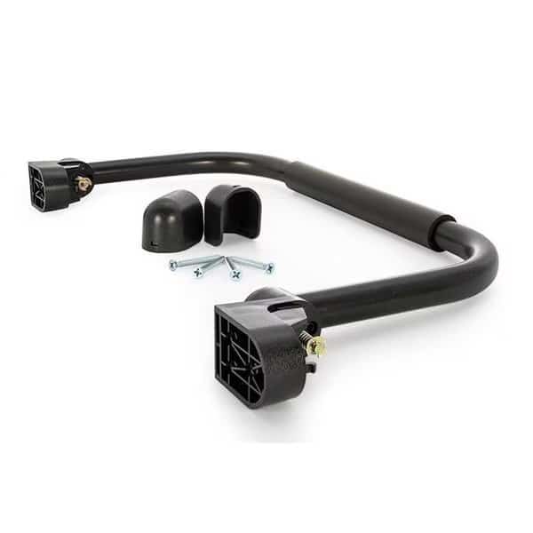 Short Fold-Away Grab Handle - Black