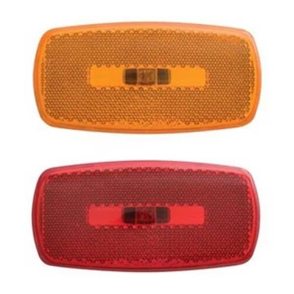 Optronics O24-A32RBP Red Lens for Surface Mount Marker & Clearance Lights with Reflex