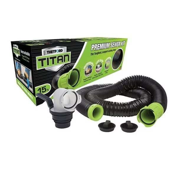 Thetford 17858 15 ft. Bilingual Titan Sewer Kit