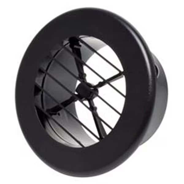 Heating & Cooling Register without Damper - Black, Backseat, Mfr#: BA2434880