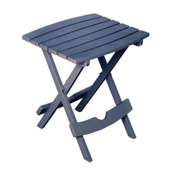 Adams Manufacturing 8510943934 Quick Fold Side Table; Bluestone