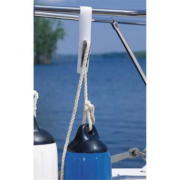 Taylor Made 1131 Tidy Gard Fender Adjuster with Rope, White