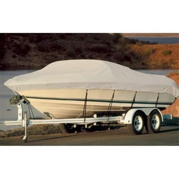 Taylor Made 70205 17 x 19 ft. 102 in. V-Hull Runabout Bow Rider Boat Cover, Gray