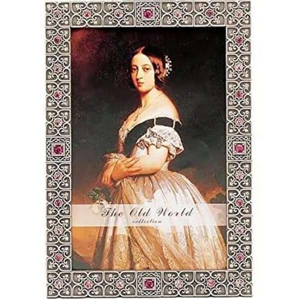 4 x 6 in.Jewel Frame Amethyst Picture FrameRed