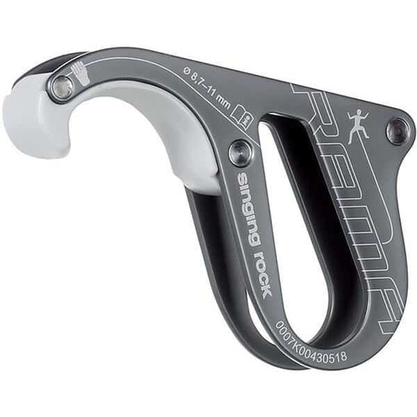 Singing Rock 422172 Rama Assisted Breaking Belay Devices; Grey