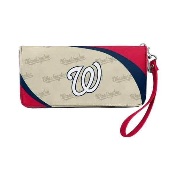 MLB Curve Zip Organizer Wallet - Washington Nationals