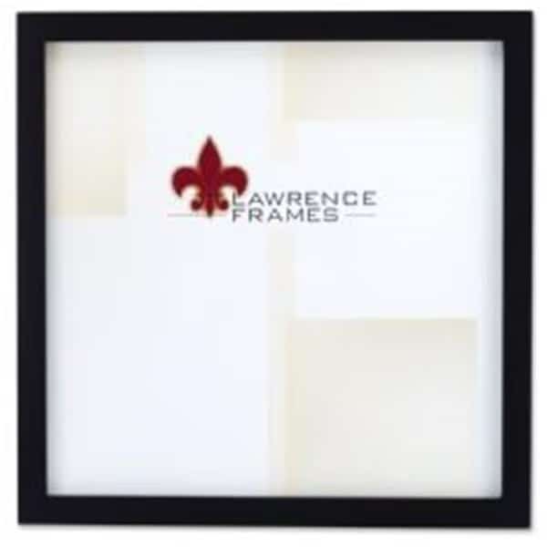 LawrenceFrames 10 x 10 in. Wooden Picture Frame, Black