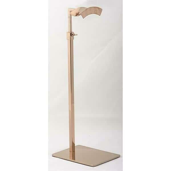 Curved Bar Handbag Stand, Rose Gold