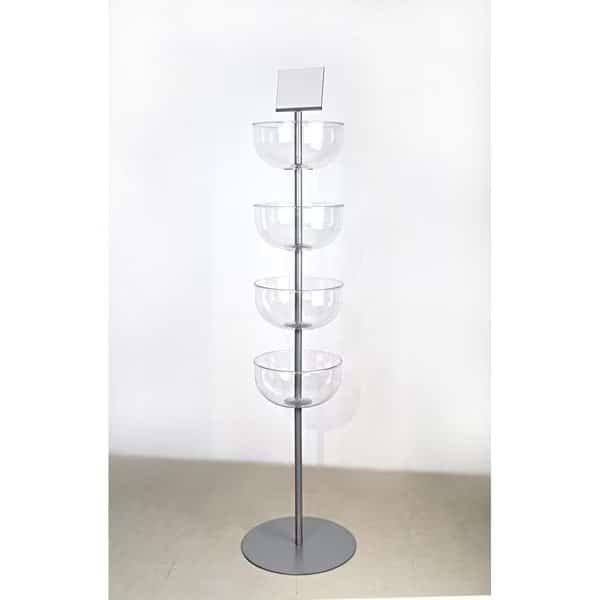 655 in 4 Tier Acrylic Bowl Display
