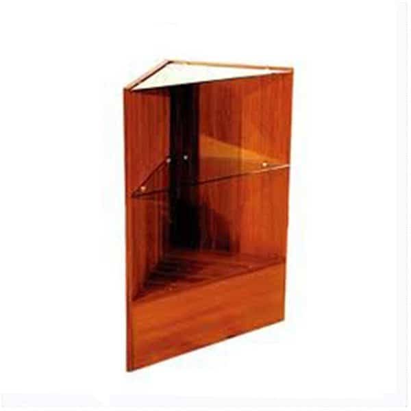 Triangle Corner with Glass ShelfCherry