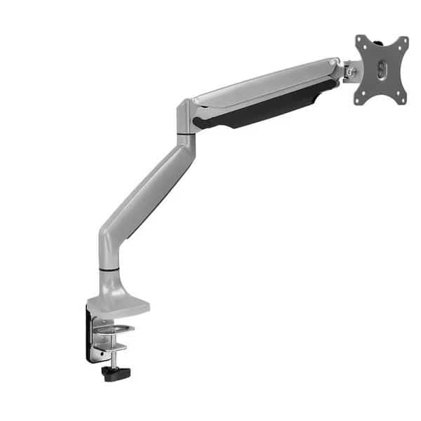32 in. Height Adjustable Arm Computer Monitor Stand; Black
