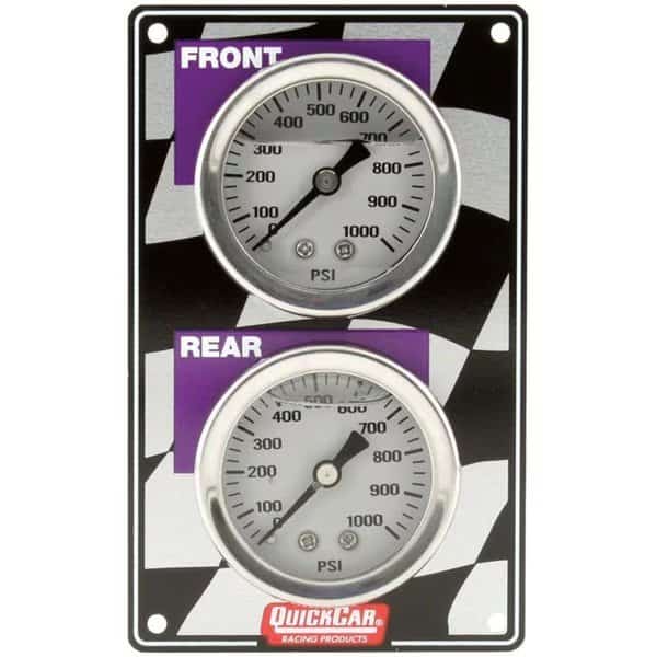 Quickcar Racing Products QRP61-101 Light Weight 1.5 in. Mini Brake Bias Vertical Gauge Panel
