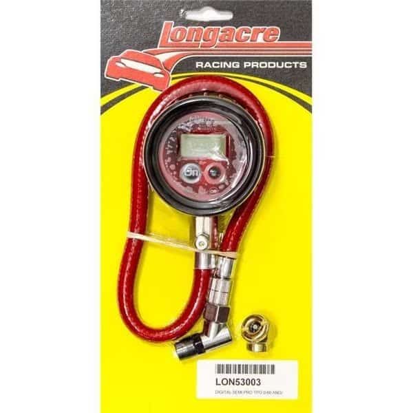 Longacre 52-53003 2.5 in. 0-60 PSI Semi-Pro Digital Tire Gauge