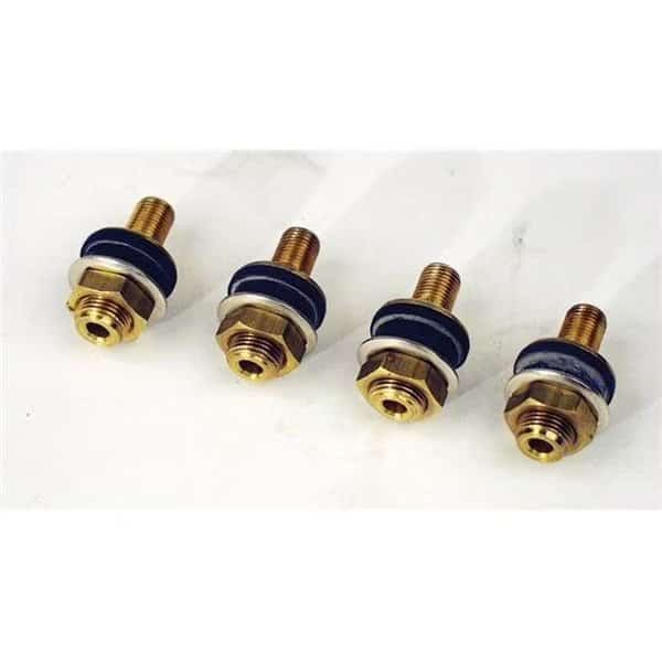 Longacre 52-50265 Low Profile Brass Valve Stems; Pack of 4