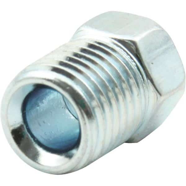 0.18 in. Dia. Inverted Flare Nuts; Zinc, 10PK