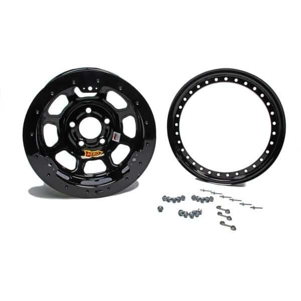 4.75 in. Wheels; Black - 15 x 8 & 3 in.