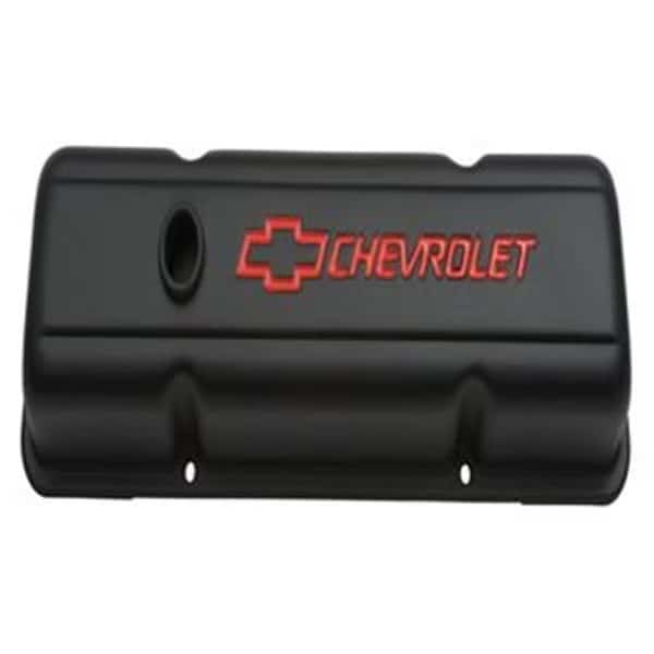 Heavy-Gauge Stamped Steel Short Stamped Valve Cover, Black