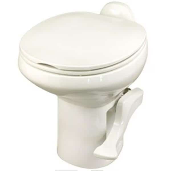 High Profile Style II China Toilet, Bone
