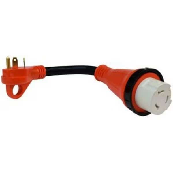 30Am-50Af Detach Adapter Cord With Handle, 12 in. Red