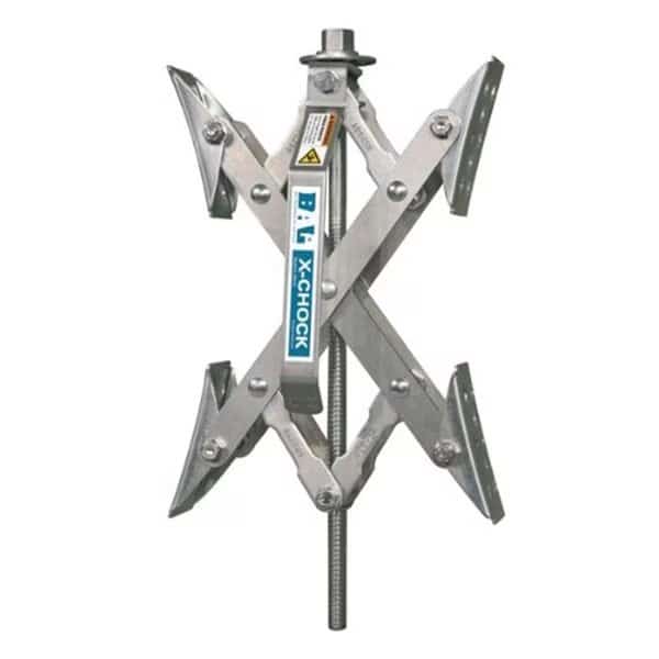 12 in. X-Chock Tire Locking Chock Single with Handle