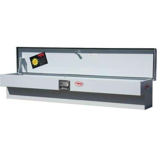 67S 67 in. Steel Side Box, White