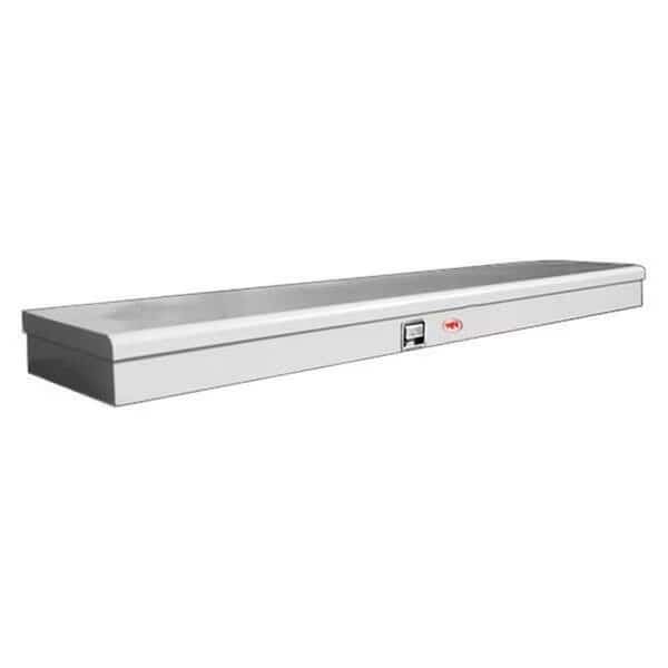 108 x 20 in. Service Body Top Compartment Box, White