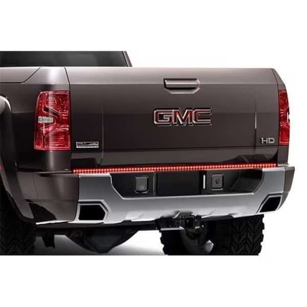 Recon Truck Accessories REC26416 60 in. Tailgate Bar Red LED Brake Lights White LED Reverse Lights