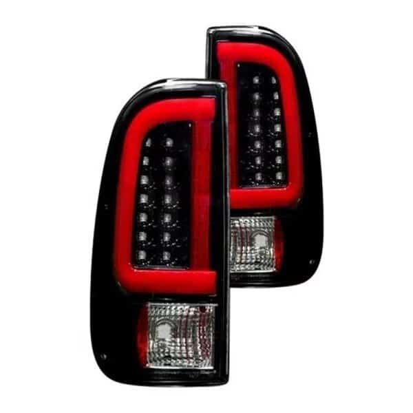 Recon Truck Accessories REC264293BK Fiber Optic Tail Lights - Smoked Lens