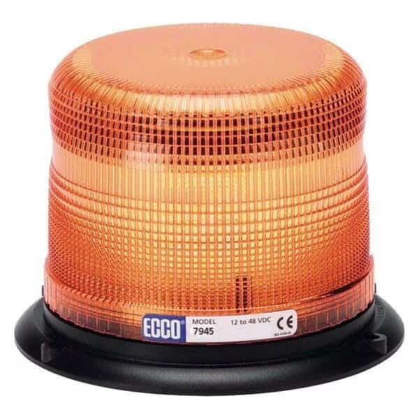 12-48V Low Profile LED Beacon, Amber
