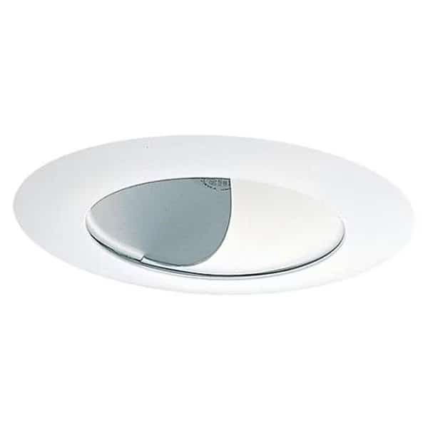 Nicor Lighting 17517 6 in. Light Fixture Round Downlight Trim - White
