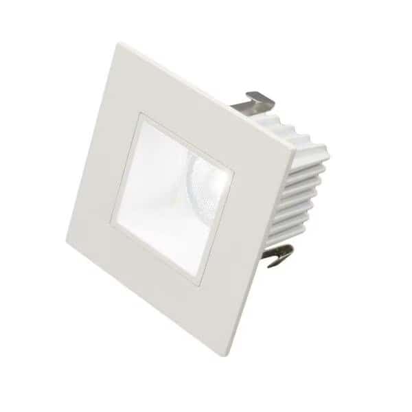 2 in. Square LED Downlight in White, 2700K