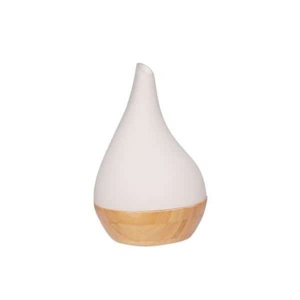 EcoGecko 75101 Aromatherapy Bamboo Base with Glass Top Essential Oil Diffuser
