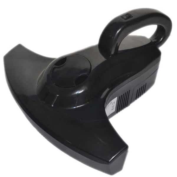 EcoGecko 75210-Black Ultra Portable Handheld Vacuum Cleaner UV Light for Mattress & Bedding Removes Dust Mites; Black