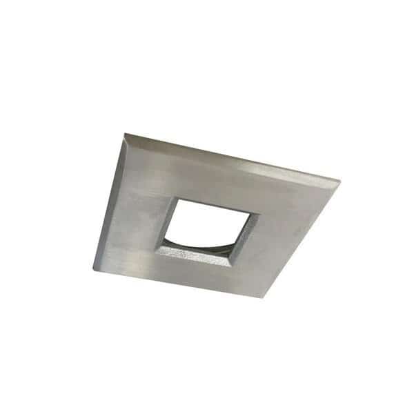 Nora Lighting NM1-SSSBN 1 in. Square M1 Stainless Steel Trim for M1 Minature Recessed Downlight; Brushed Nickel
