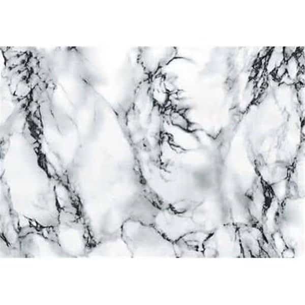 Dc-fix 346-8031 26 x 78 in. Decorative Self Adhesive Film; Marble White