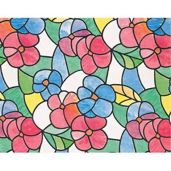 17 x 78 in. Decorative Self Adhesive Film; Lisboa Red