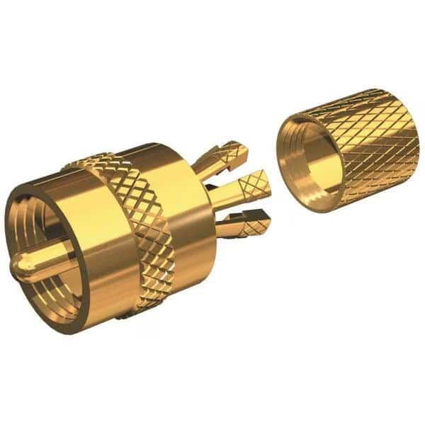PL-259-CPB-G Centerpin PL-259 Connector, Bagged
