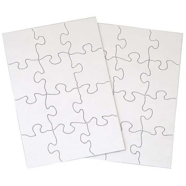 Inovart 2702 5.5 x 8 in. Puzzle-It Blank Puzzles - 12 Piece - 24 Per Pack
