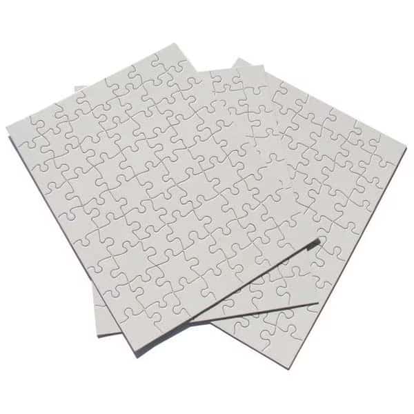 Inovart 2718 8.5 x 11 in. Puzzle-It Blank Puzzles - 63 Piece - 12 Per Pack
