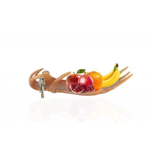 Multi Color Deer Antler Tray - 12 x 23.5 x 6.5 in.