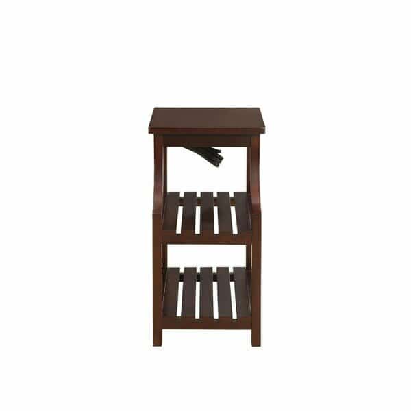 24 x 13 x 20 in. Wasaki Side Table Espresso