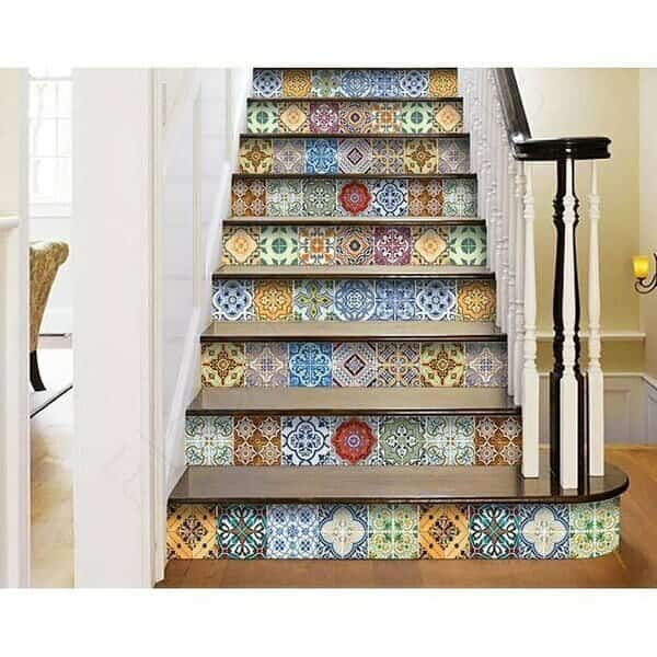6 x 6 in. Josephina Multi Yellow Mosaic Peel & Stick Tiles